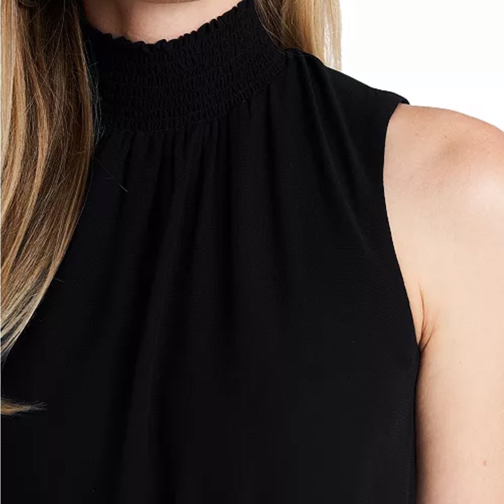 Chic Black Ruffled Dress - Picture 3 of 8